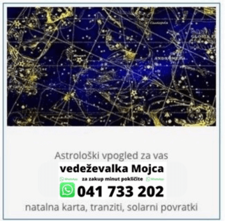 karta neba z zvezdami in imeni, modre in zlate barve